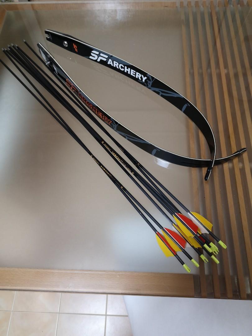 Archery beginner arrows & limbs, Sports Equipment, Other Sports