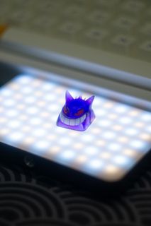 Artisan Keycap Custom Keycaps - Haunter, Pokémon, Semi-Transparent Purple