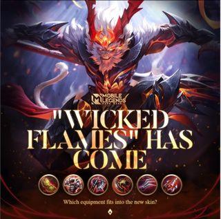 August Collector | Sun "Wicked Flames" Now Available! [MOBILE LEGENDS DIAMONDS]