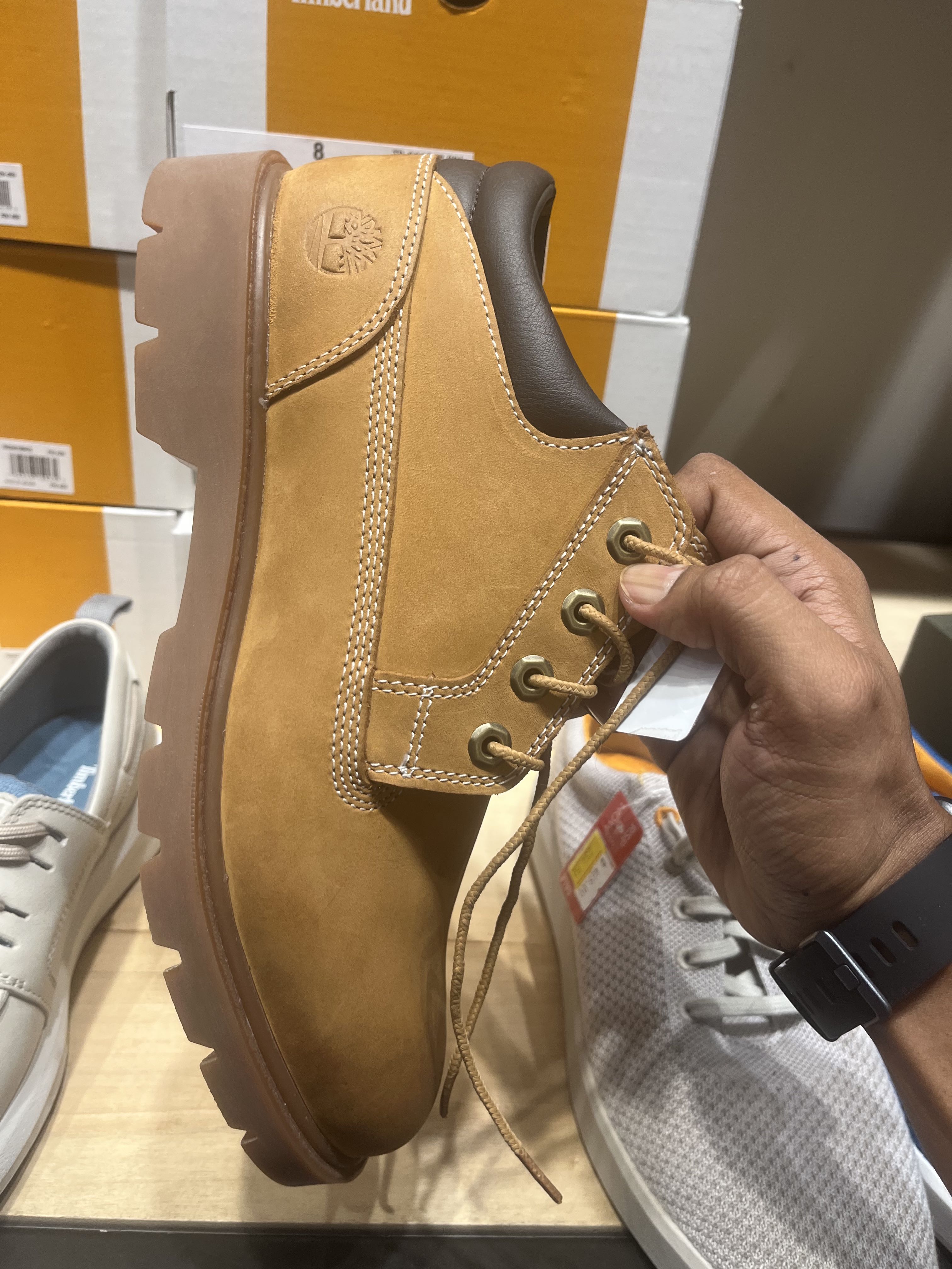 Authentic NEW Timberland Yellow Boots Low Cut Murah