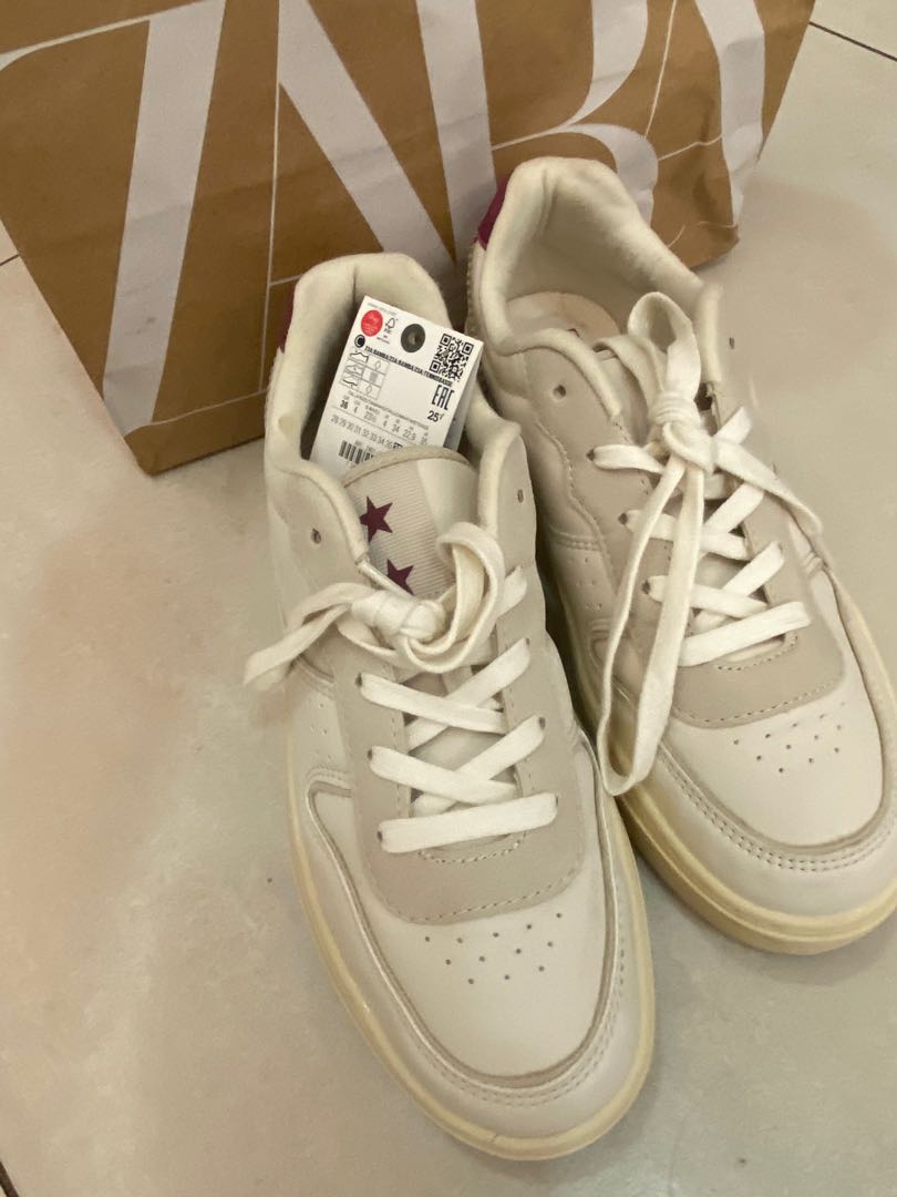 Authentic Zara Sneakers Rubber Shoes white like nike adidas