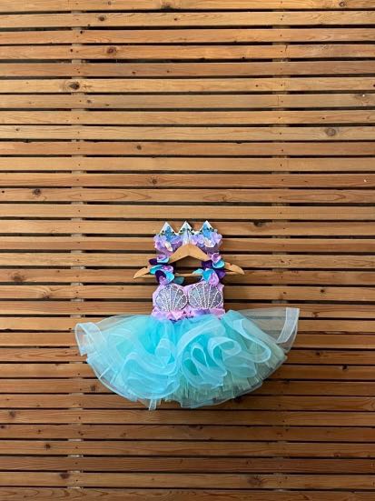 Baby mermaid gown hotsell
