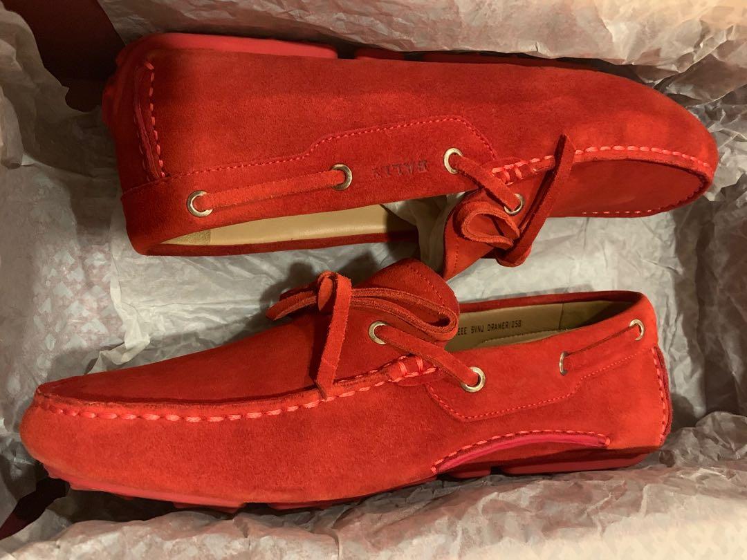 Red driving shoes online
