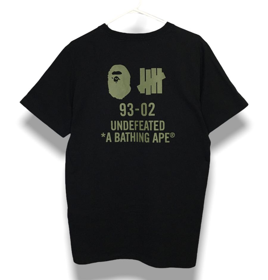 Undefeated x hotsell bape shirt