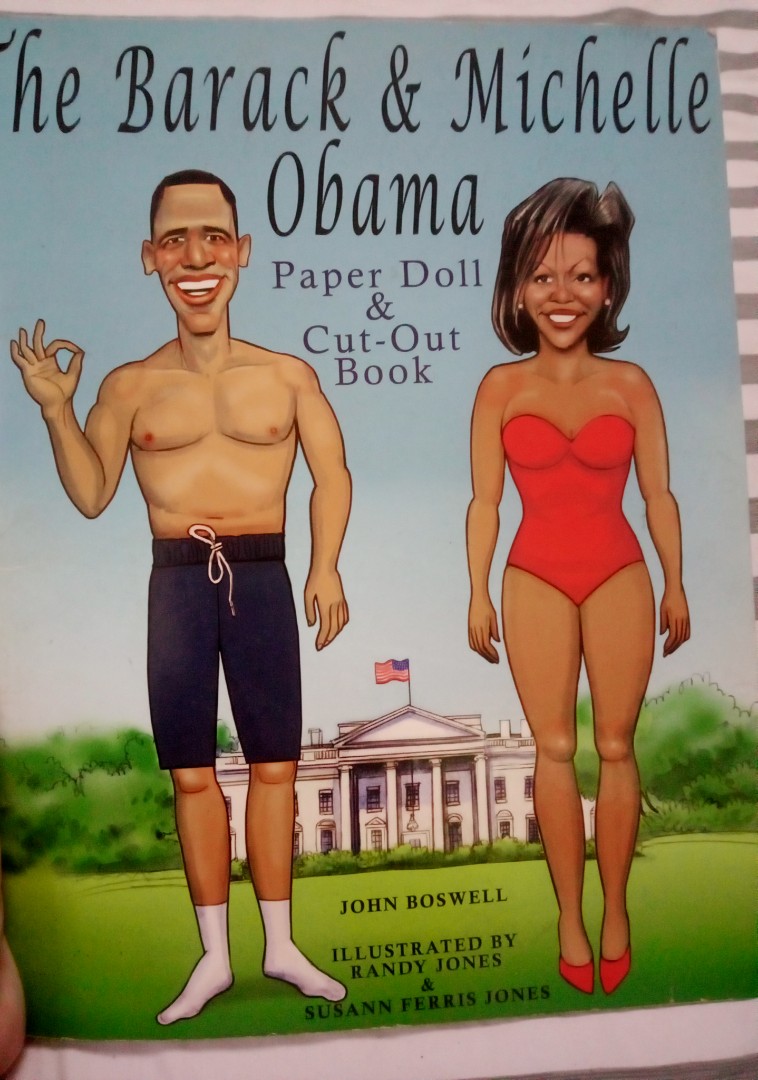 Barack and Michelle Obama Paper Doll Book, Hobbies & Toys, Books ...