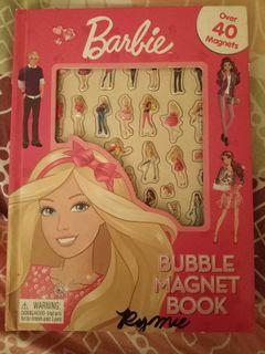 barbie bubble magnet book