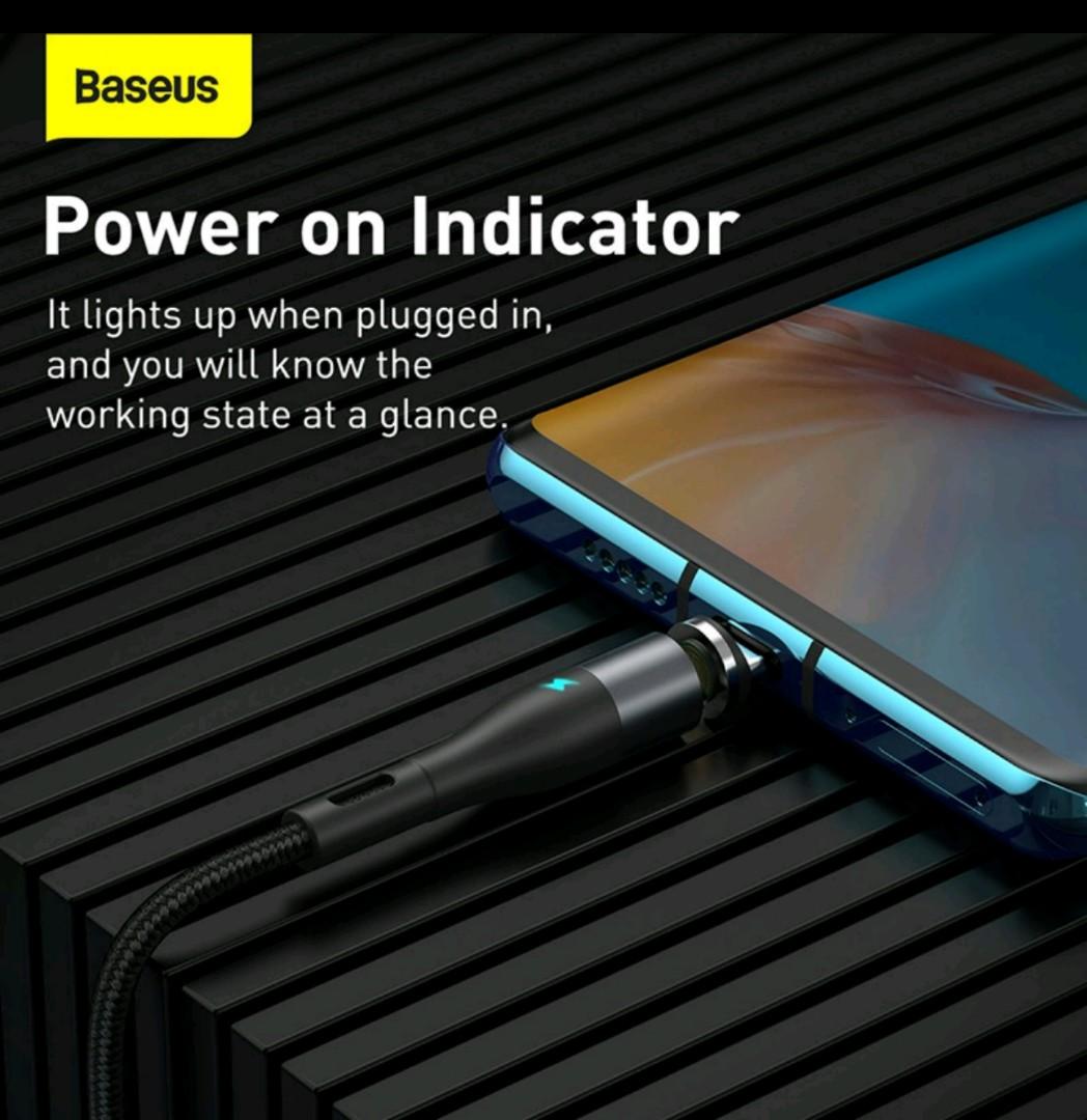 Baseus Cable Sticker Baseus Magnetic USB Cable For USB C, Computers & Tech, Parts ...