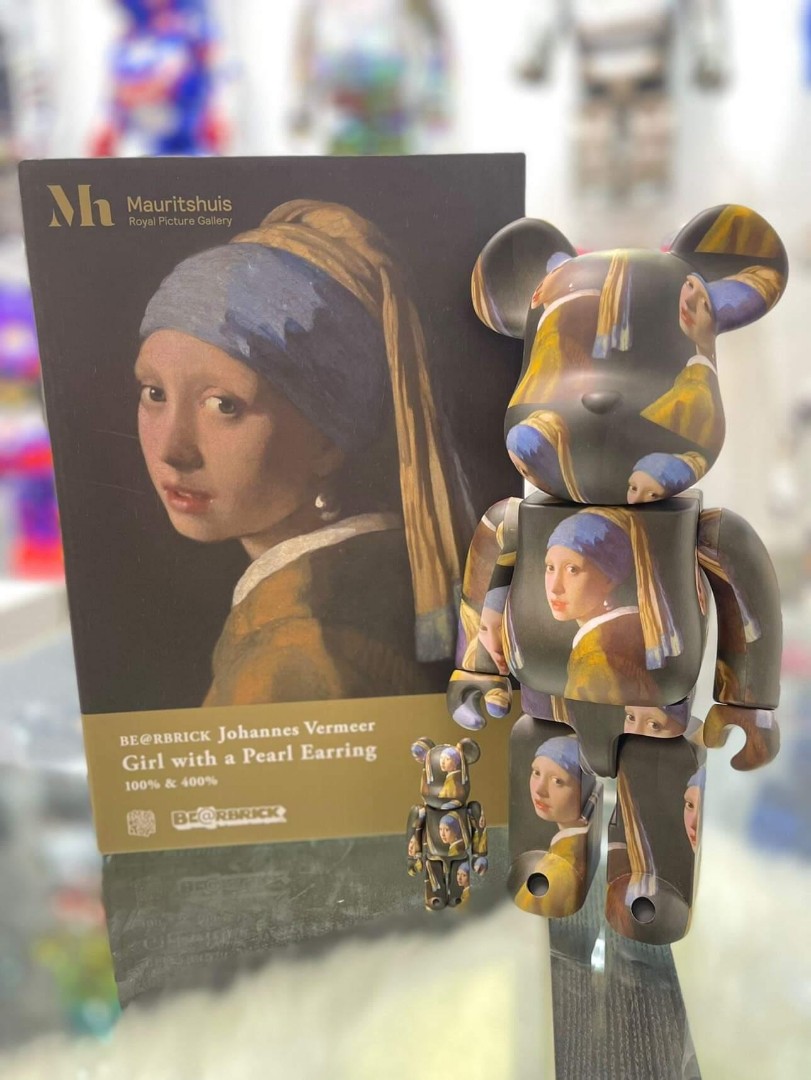 BEARBRICK Johannes Vermeer 「Girl with a Pearl Earring」100 