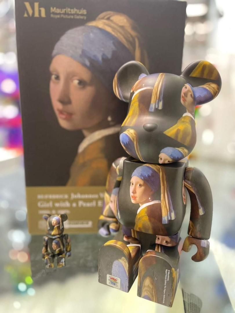 Bearbrick Johannes Vermeer (Girl with a Pearl Earring) 100% & 400