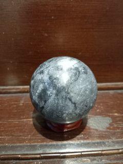 Black Jade Sphere with free stand