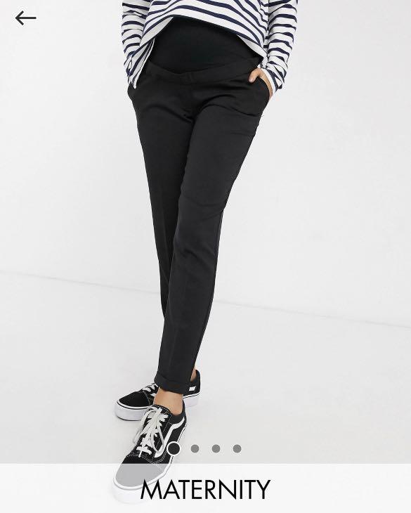 BN New Look Maternity over bump stretch trousers in black UK10 Women s Fashion Maternity wear on Carousell
