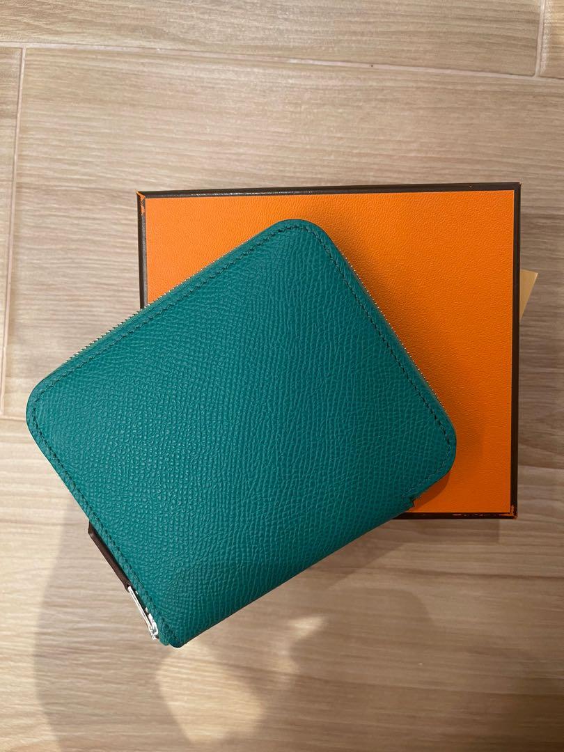 Unused] Hermes dogon compact wallet evercolor stamp B