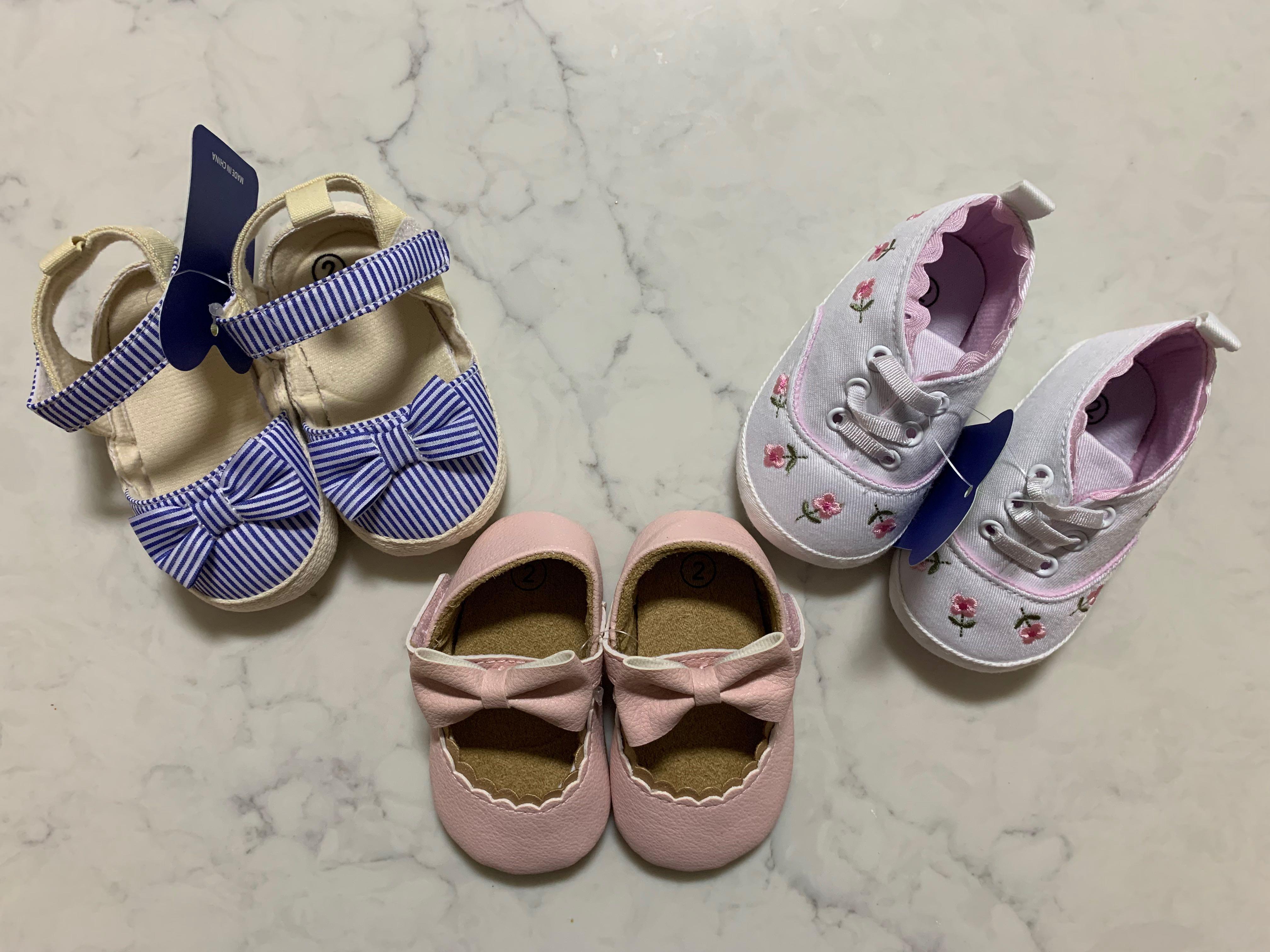 Brand New Cute Baby Girl Shoes 3 Pairs