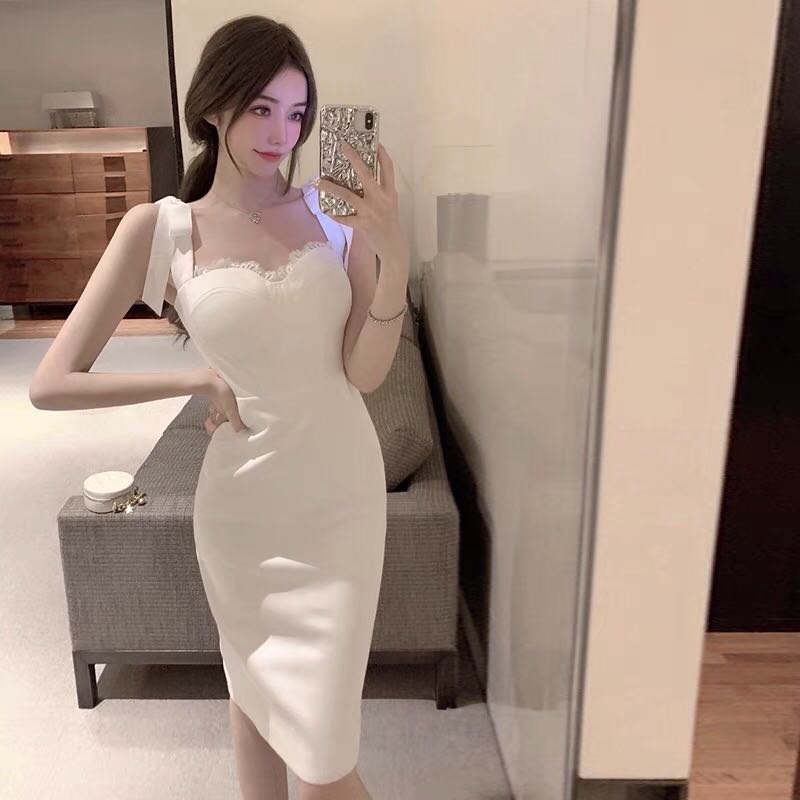 Sexy white dress sales
