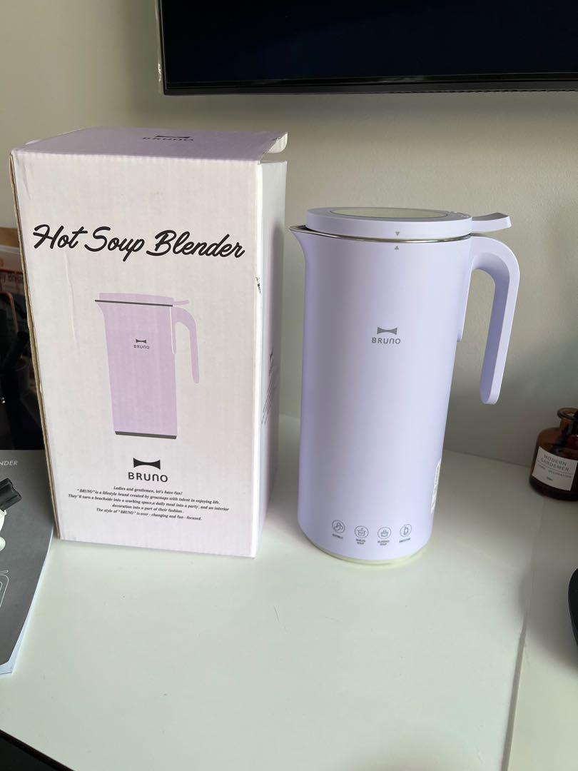 Bruno Hot Soup Blender (Lavender colour), Furniture & Home Living, Kitchenware & Tableware