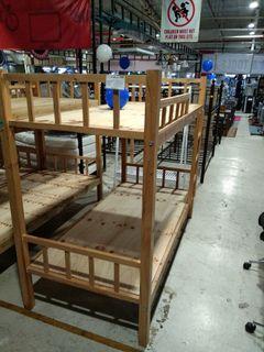 BUNK BED WOODEN AS IS SINGLE/SINGLE