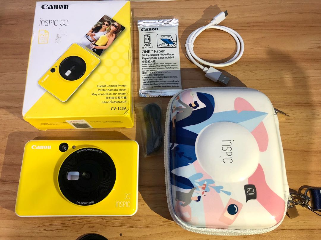 Canon iNSPiC PV 223 PK mini photo printer for large Canon iNSPiC PV 223 PK mini photo printer for large