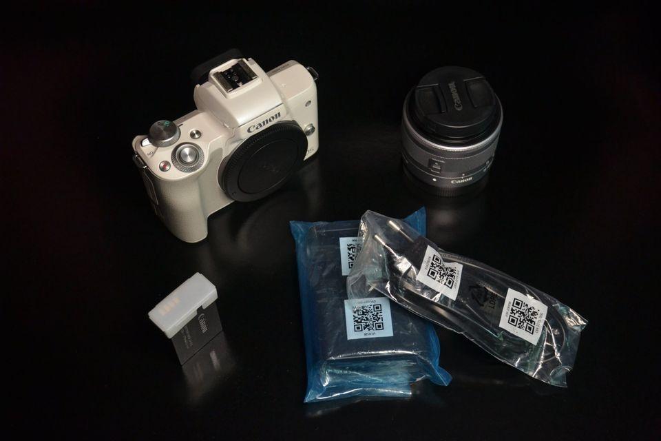 Canon M50 (Category: Cameras) located in Lucban. Submitted by peanutbutterjelly100 (Listing ID 1176632547, Image 1). Description: Selling my Canon M50 1. “Body as parts only”, defective main board upon diagnosis in Canon Authorized Service Center. 2. Charger, battery and kit lens 15-45mm are in good condition except for a bit of fungus in the lens (see in the photo). This can be cleaned. 3. I seldomly use this camera, shutter count is >1000 4. Ne