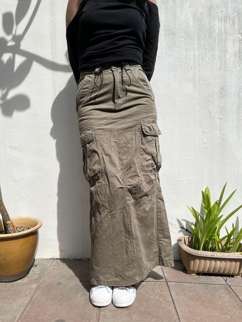 cargo skirts, Women's Fashion, Bottoms, Skirts on Carousell