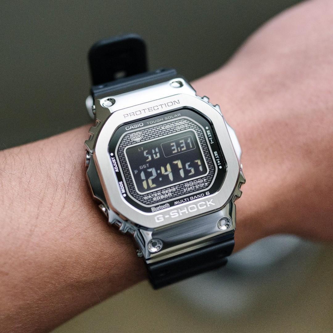 太子/銅鑼灣門市Casio G-SHOCK GMW-B5000-1 GMWB5000 日本製造金屬藍牙