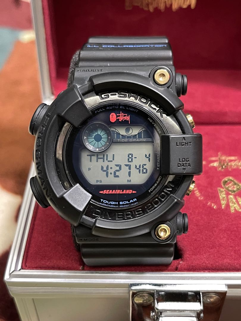 国産好評STUSSY×A BATHING APE×G-SHOCK GF-8250BS-1JR FROGMAN30周年記念限定コラボoldNIKE コラボレーションモデル