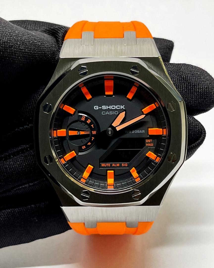 Casio orange strap hot sale
