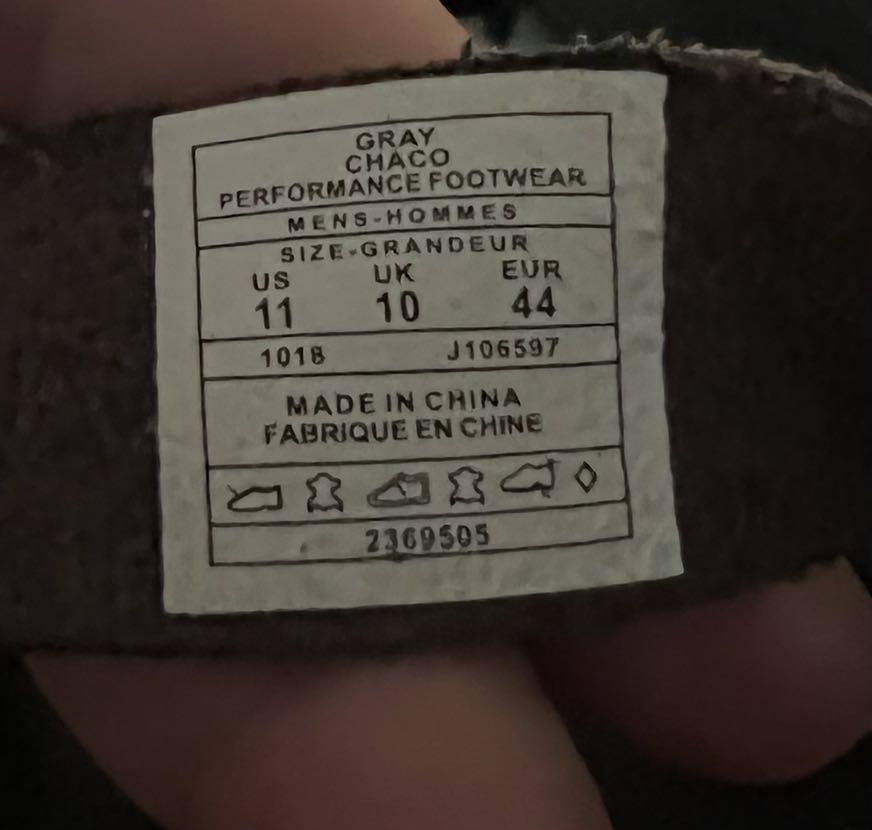 Chacos size 11 store