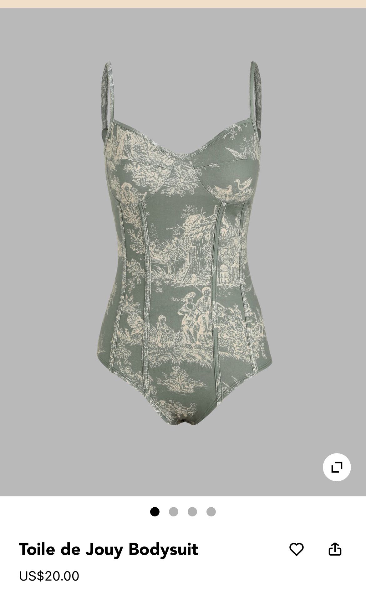 Corset Sleeveless Bodysuit - Cider