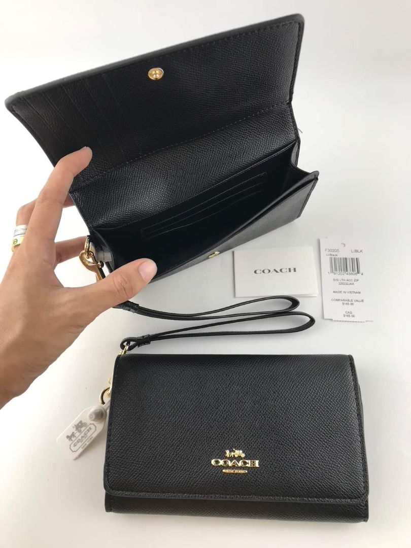 Coach flap phone wallet 2025