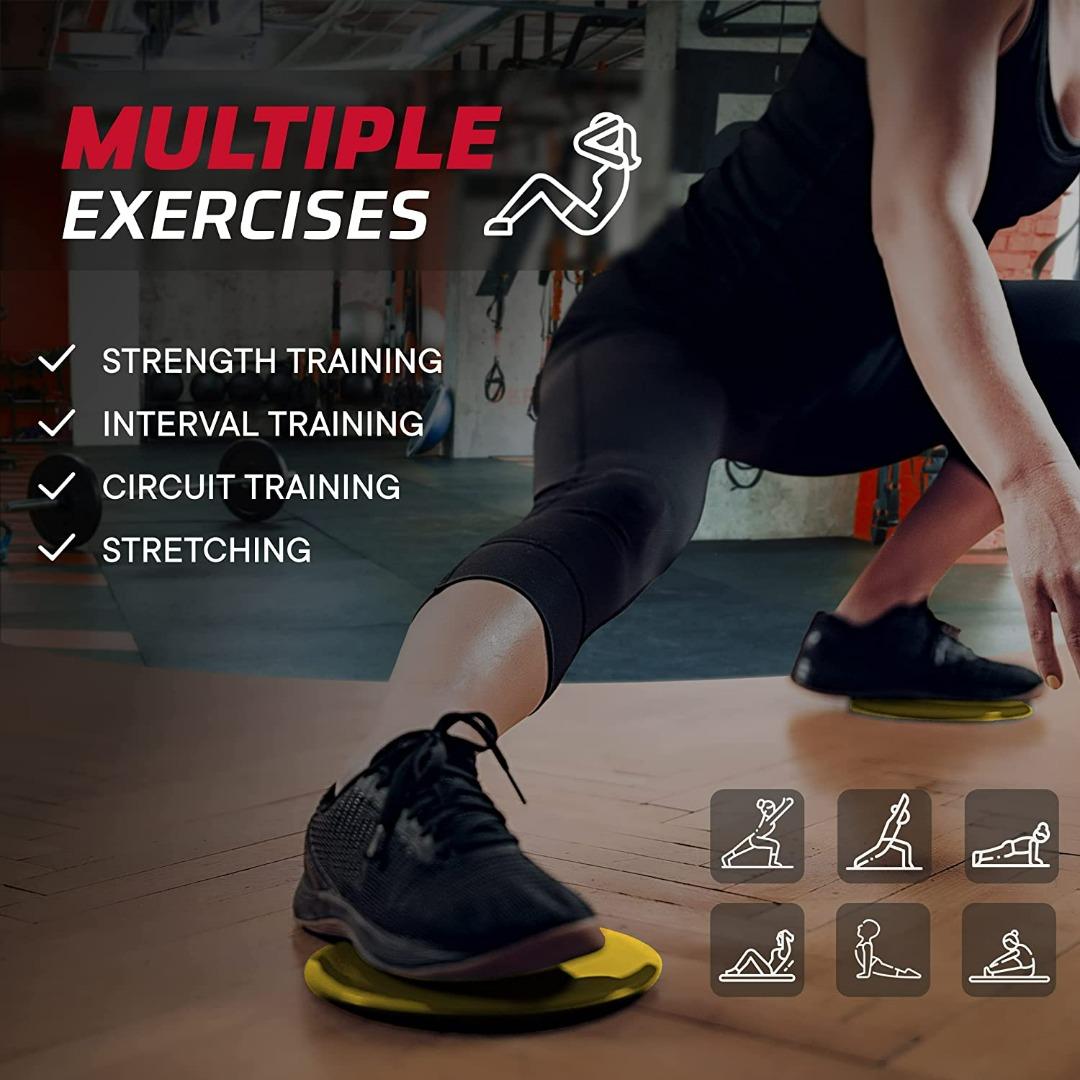 Exercise discount carpet sliders