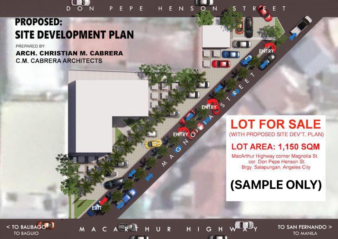 CORNER LOT FOR COMMERCIAL USE IN ANGELES CITY, PAMPANGA NEAR AUF ...