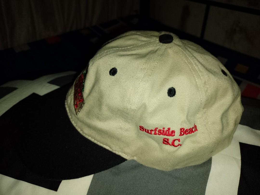 Vintage Crabby Mikes By Otto Adjustable Velcro Dad Hat/Cap, Men's Fashion, Watches & Accessories