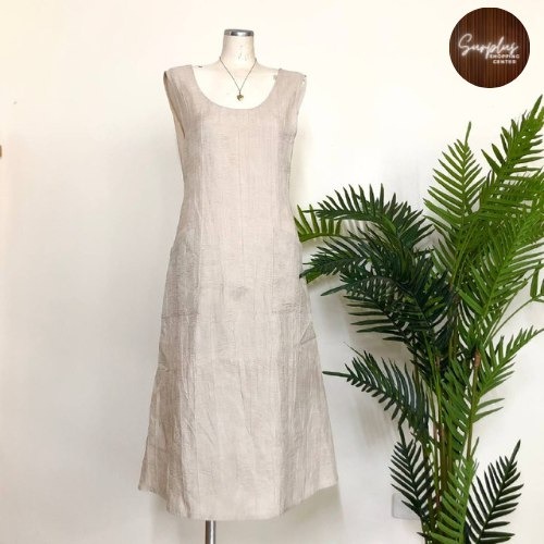 Cream Colored Maxi Dress, Women's Fashion, Dresses & Sets, Dresses on Carousell