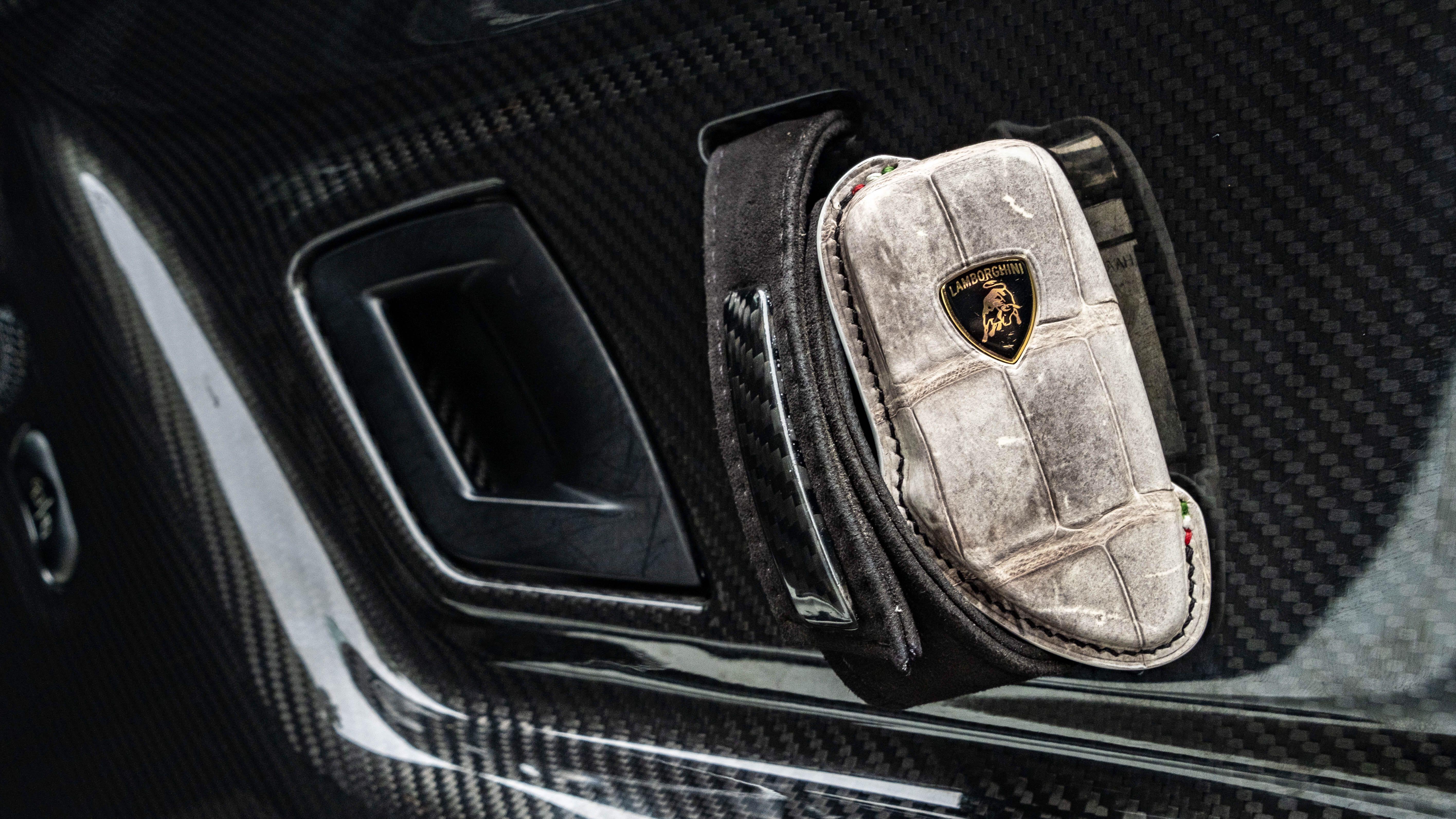 Custom made Car Key Fob Cover for Gallardo in Himalayan