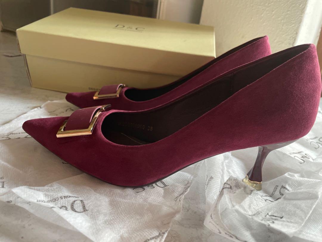 Maroon red top heels