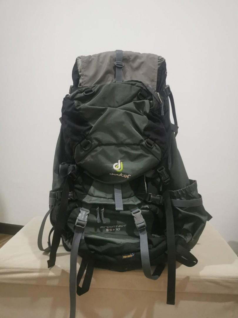 Deuter variflex aircontact 55+10, Men's Fashion, Bags, Backpacks on