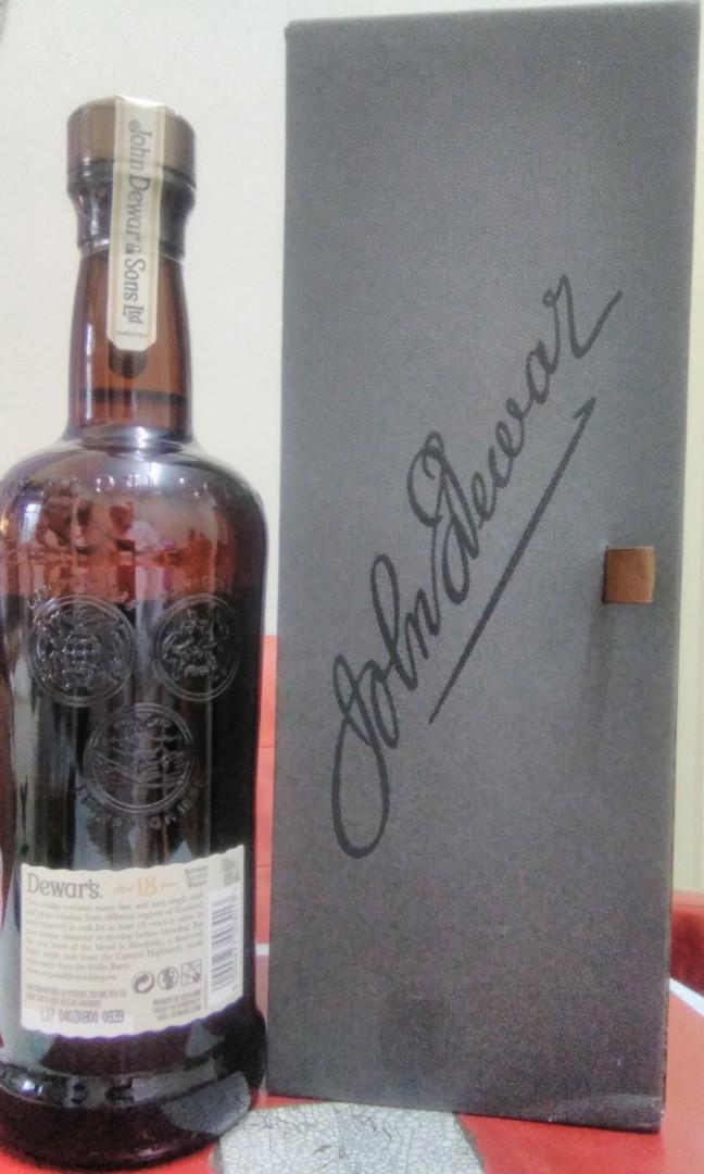 Dewar's The Vintage TRUE SCOTCH Aged 18Years Blended Scotch Whisky