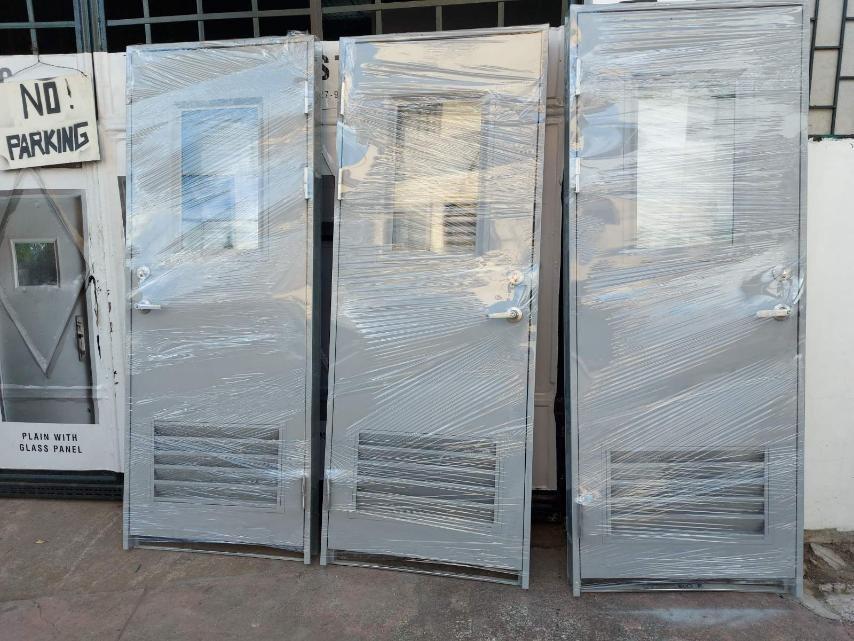 Door Steel and Jambs with Hinges, Commercial & Industrial, Construction