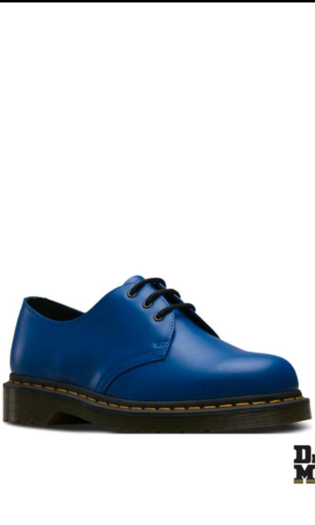 Dr.Martens 1461 3 Eye Unisex Shoe Blue