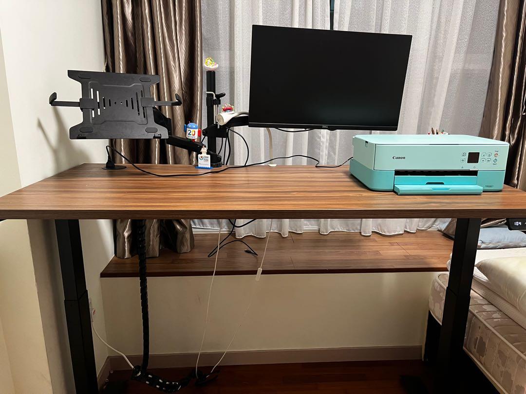 Ergoedge height adjustable Ampdesk pro Furniture Home Living Furniture Tables Sets on Carousell