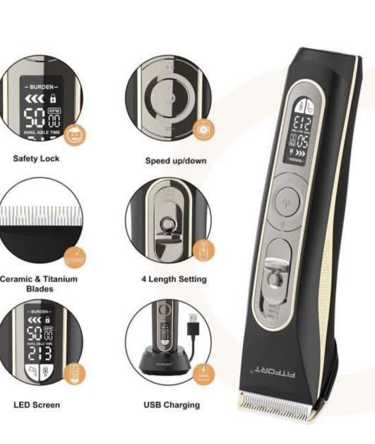 Fitfort Hair Clippers Trimmer Professional Cordless Hair, Beard and