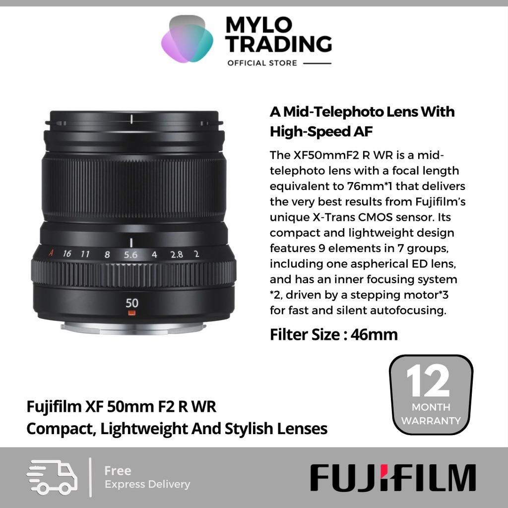 Fujifilm XF 50mm f/2 R WR Lens For Fujifilm XT3 XT4 XT20 XT30 XT30 II