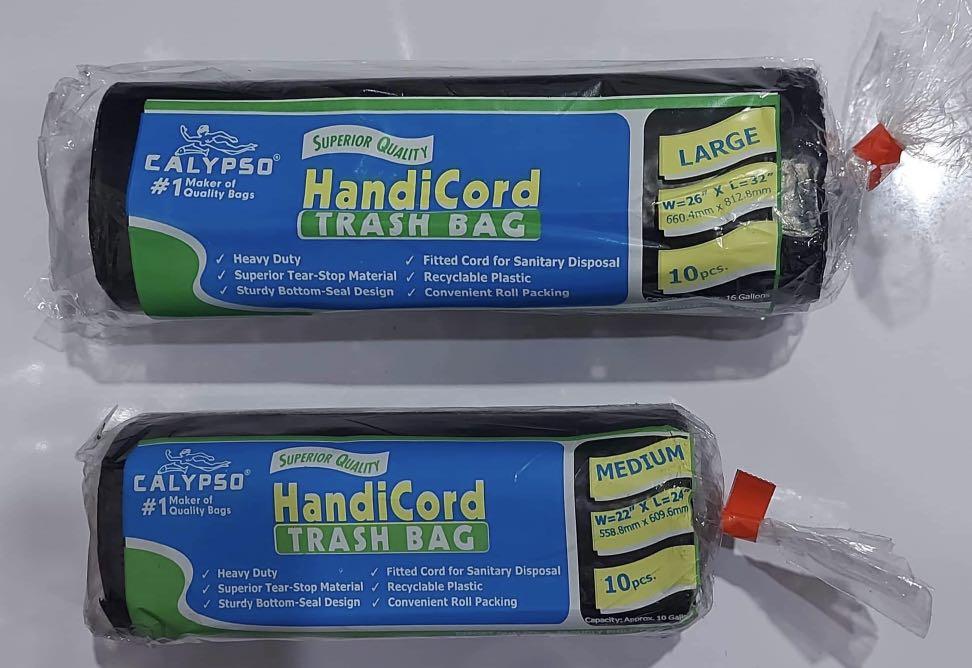 Garbage Bags w Tie (Category: Waste Bins & Bags) located in Quezon City. Submitted by second_zone (Listing ID 1176546460, Image 1). Description: Garbage Bags w tie Available in medium and large Available in bulk orders.