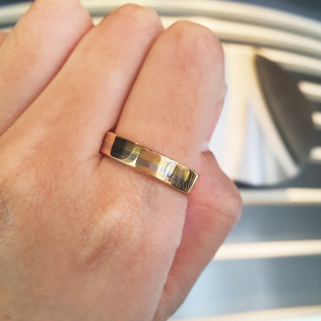 Gold discount ring bands