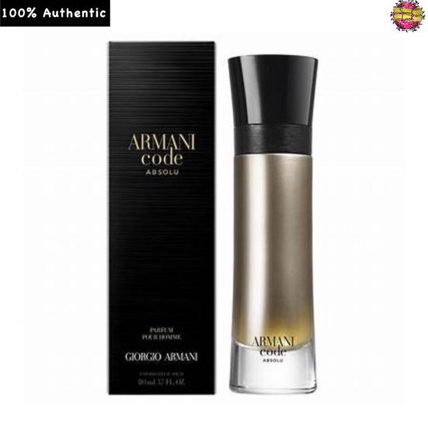Giorgio Armani Code Absolu Parfum Pour Homme EDP 15ml 110ml for Men