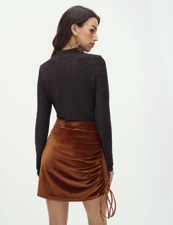 Glitter turtleneck top hot sale