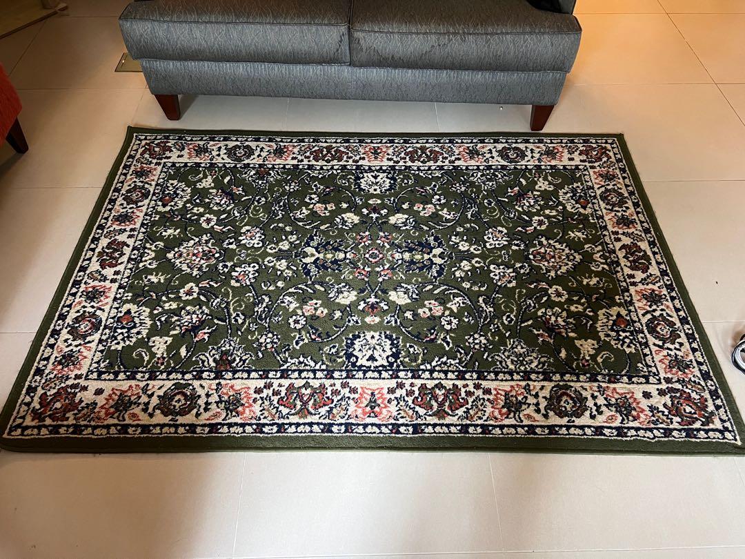 Green Carpet Used, Furniture & Home Living, Home Decor, Carpets, Mats