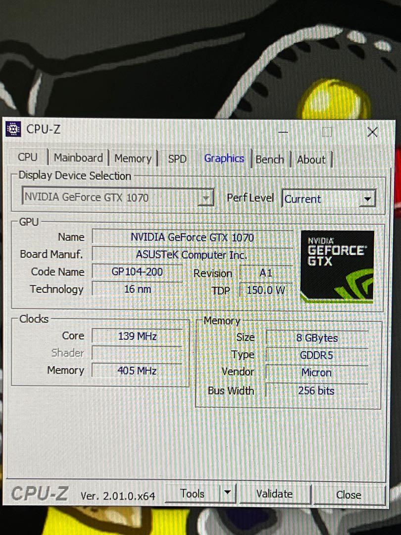 Gtx 1070 clearance cpu
