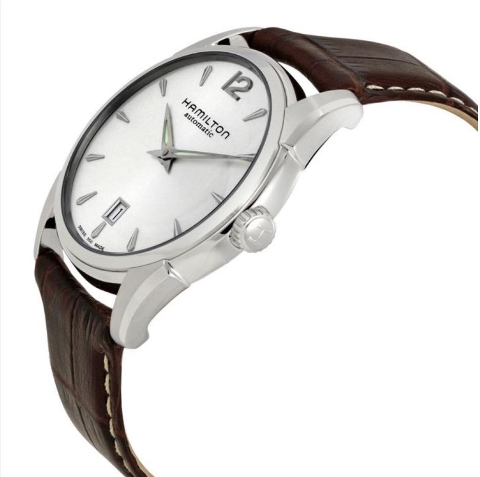 Hamilton Jazzmaster Slim Auto 40mm H38515555 Men s Fashion Watches Accessories Watches on Carousell