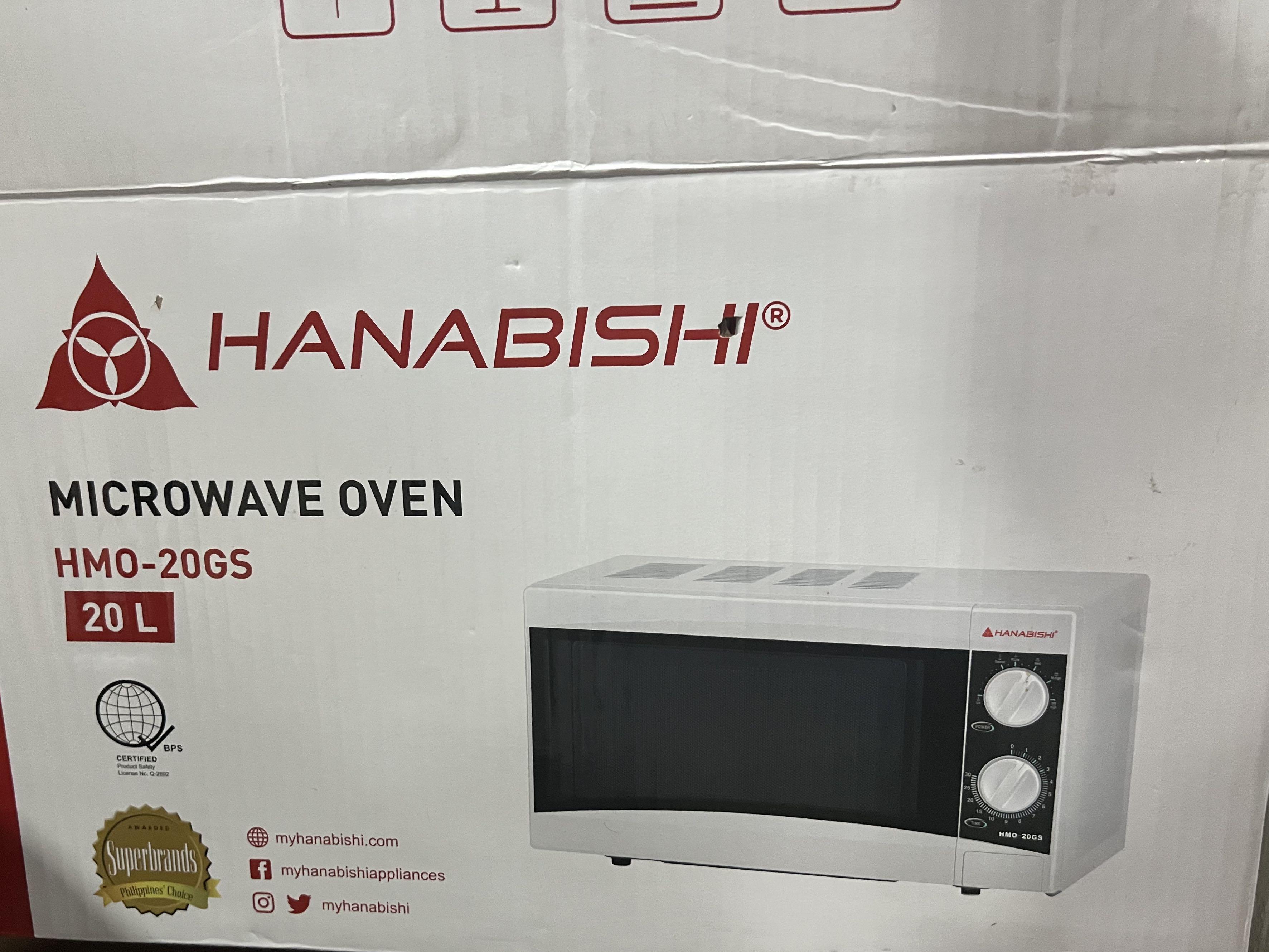 Brandnew Hanabishi Microwave Oven, TV & Home Appliances, Kitchen